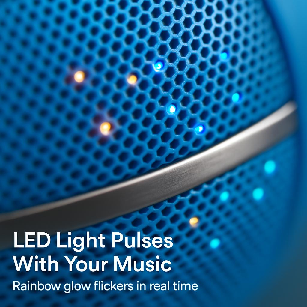 Ultra-Portable Rainbow LED Wireless Speaker
