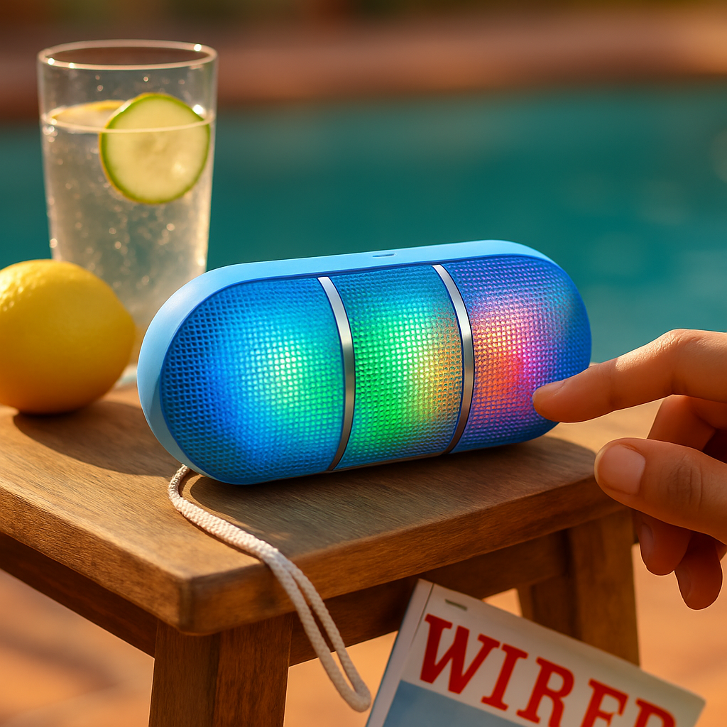 Ultra-Portable Rainbow LED Wireless Speaker