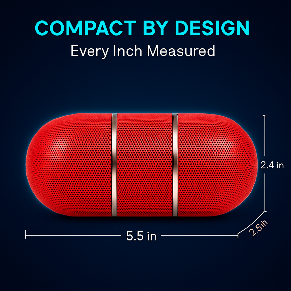 Ultra-Portable Rainbow LED Wireless Speaker