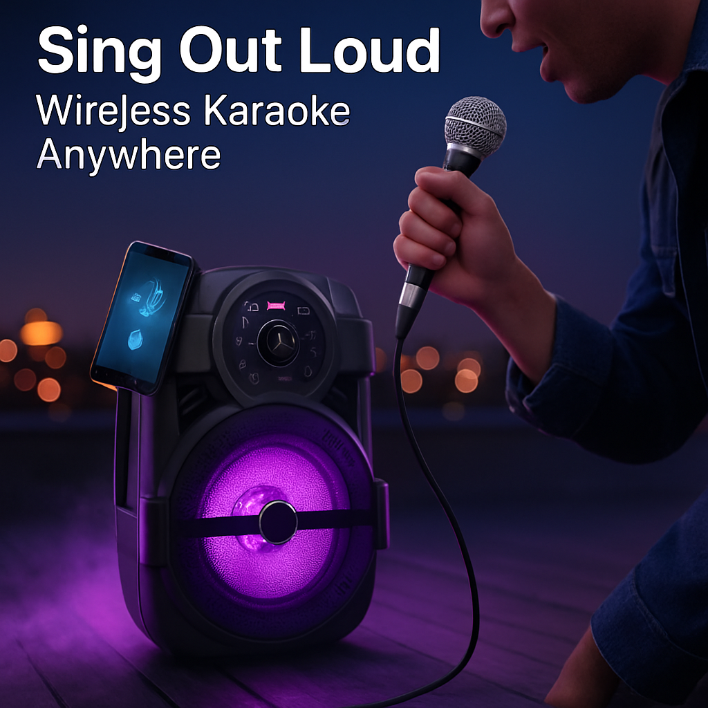 Portable PA Karaoke Speaker for Home Parties