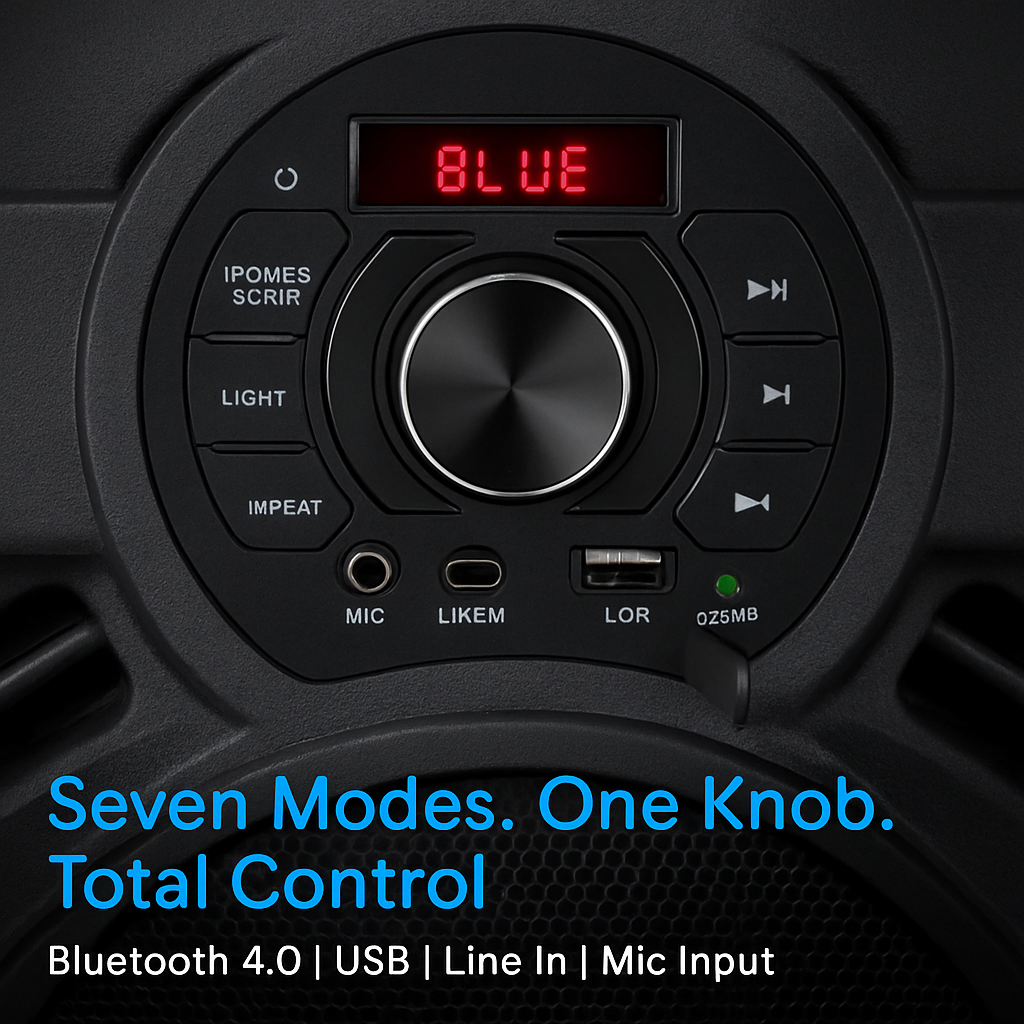Portable PA Karaoke Speaker for Home Parties