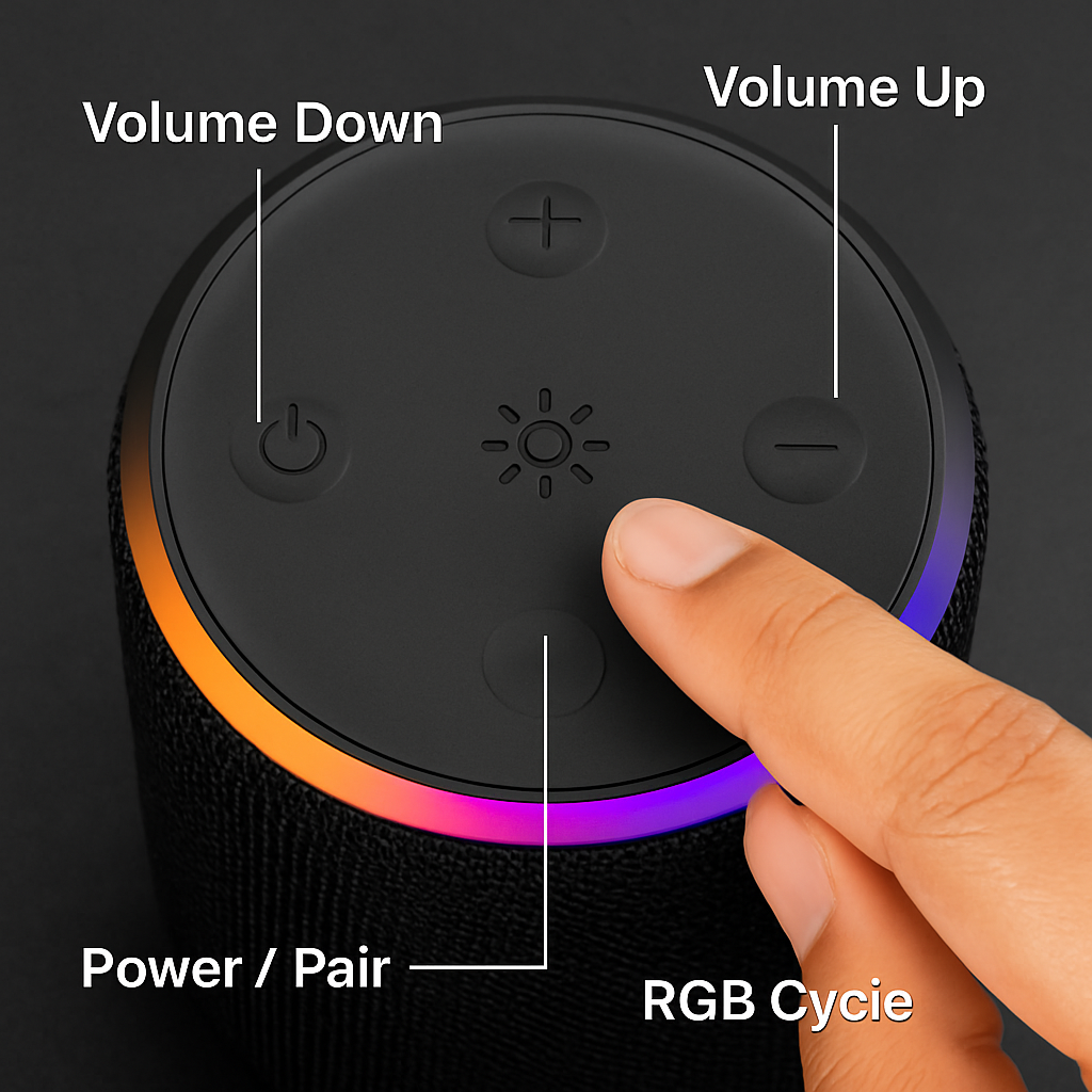 Portable Outdoor Wireless Speaker for Parties