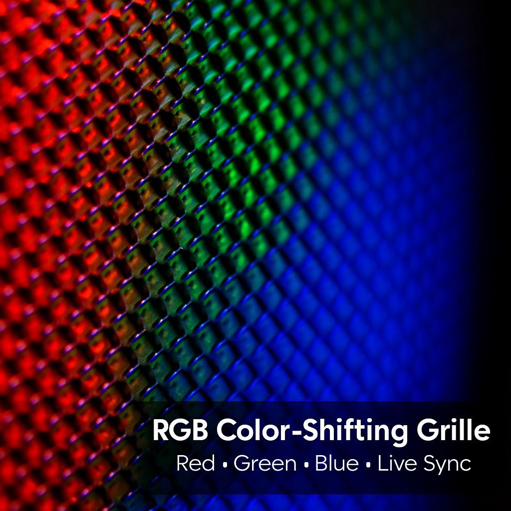 Portable Wireless Party Speaker with RGB Lights