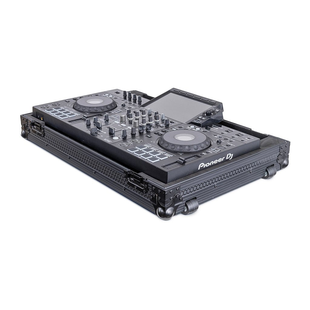 Headliner HL10019 - Pitch Black Low Profile Flight Case with Wheels for Pioneer DJ XDJ-RX3 Controller