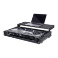 Headliner HL10021 - Pitch Black Flight Case with Laptop Platform & Wheels for Pioneer DJ DDJ-REV7