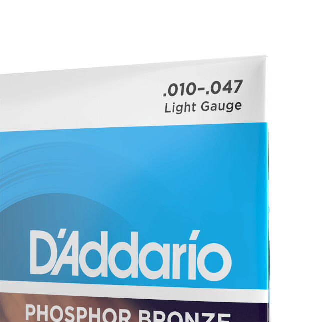 D'Addario EJ38 Phosphor Bronze 12-String Acoustic Guitar Strings, 10-47 Light