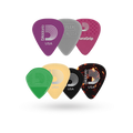 D'Addario Assorted Guitar Picks, 7-pack, Heavy