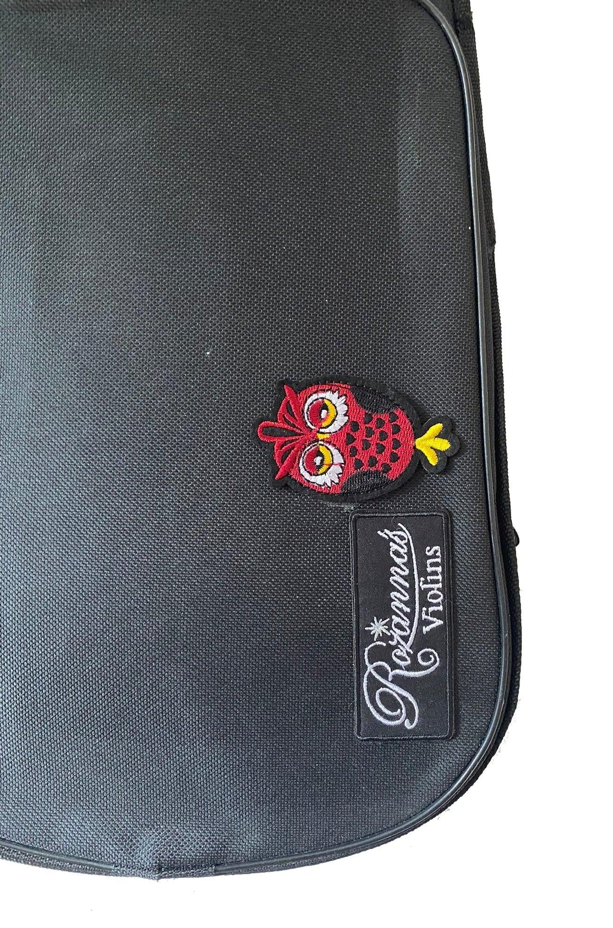 Mystic Owl Violin Outfit | Hand Applied Owl Design & Crystal Fine Tuners