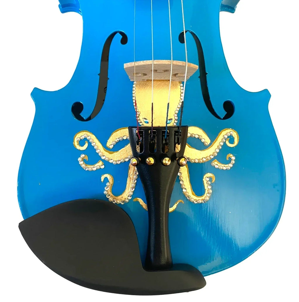 Octopus Bling Blue Violin Outfit