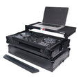 ProX X-DDJFLX4LTBL - ATA Flight Road Case For Pioneer DDJ-FLX4 DDJ-SB3 DDJ-400 DJ Controller with Laptop Shelf - Black