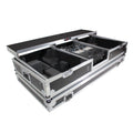 ProX XS-TMC1012WLTFBTL - Flight Coffin Case For Rane 72 Mixer and 2 Turntables in Battle Mode W-Laptop Shelf