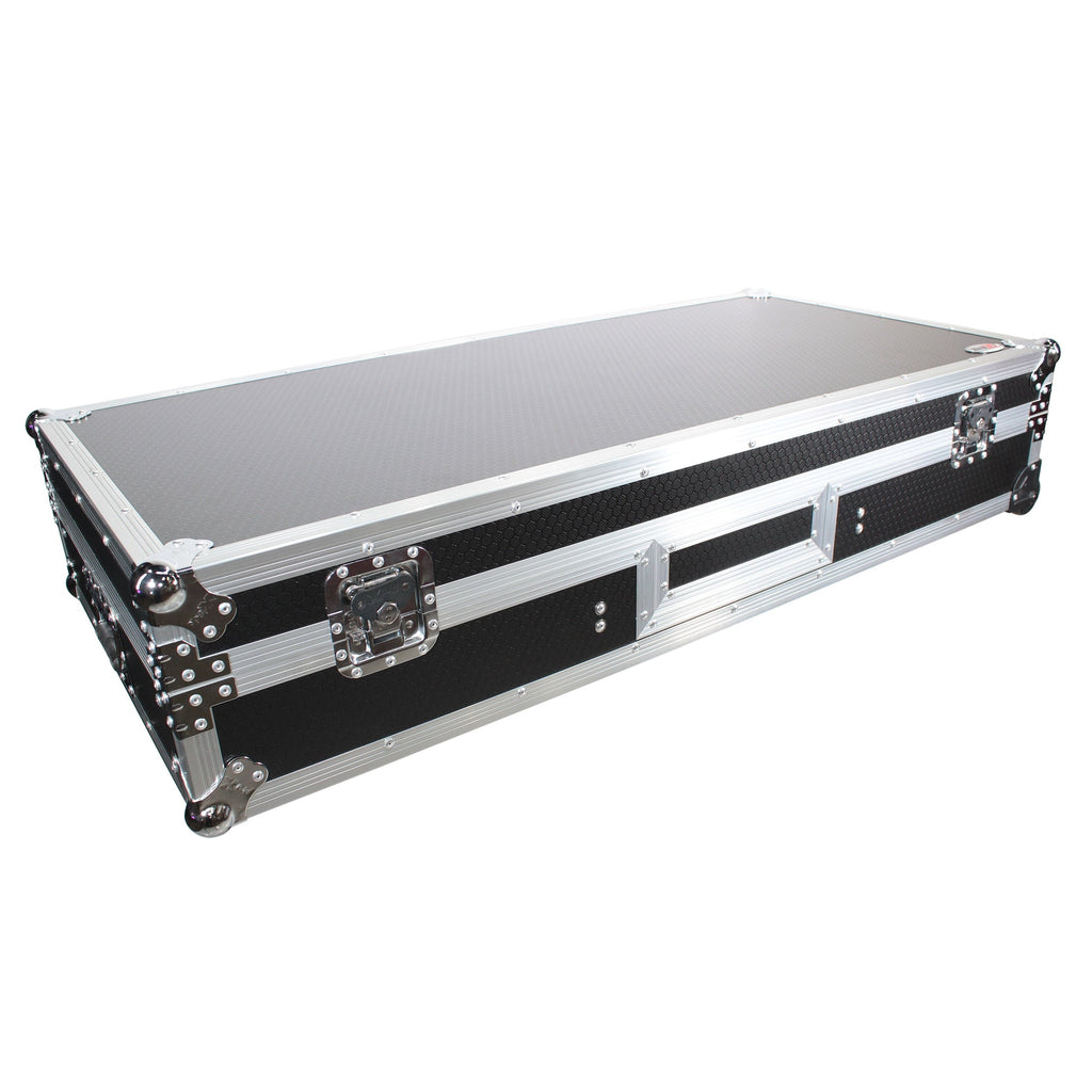 ProX XS-TMC1012WLTFBTL - Flight Coffin Case For Rane 72 Mixer and 2 Turntables in Battle Mode W-Laptop Shelf