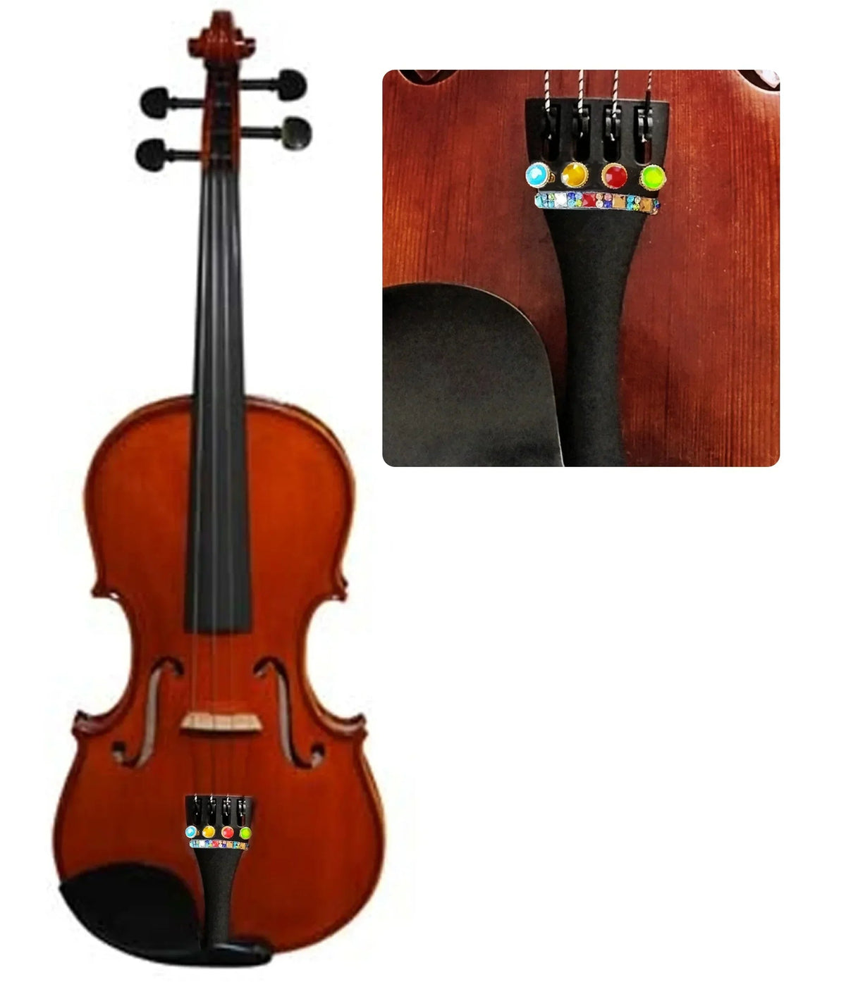 Lumina Student Violin Outfit – Color Coded Fine Tuners