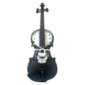 Scourge of War Skull Violin Outfit | Carbon Fiber Bow & Crystal Fine Tuners