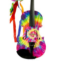 Tie Dye Violin Outfit | Hand Applied Tie-Dye Design & Crystal Fine Tuners