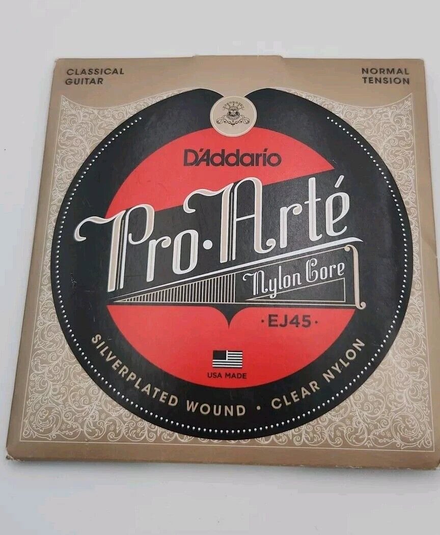 D'Addario EJ45 Normal Tension, Pro-Arte Nylon Classical Guitar Strings