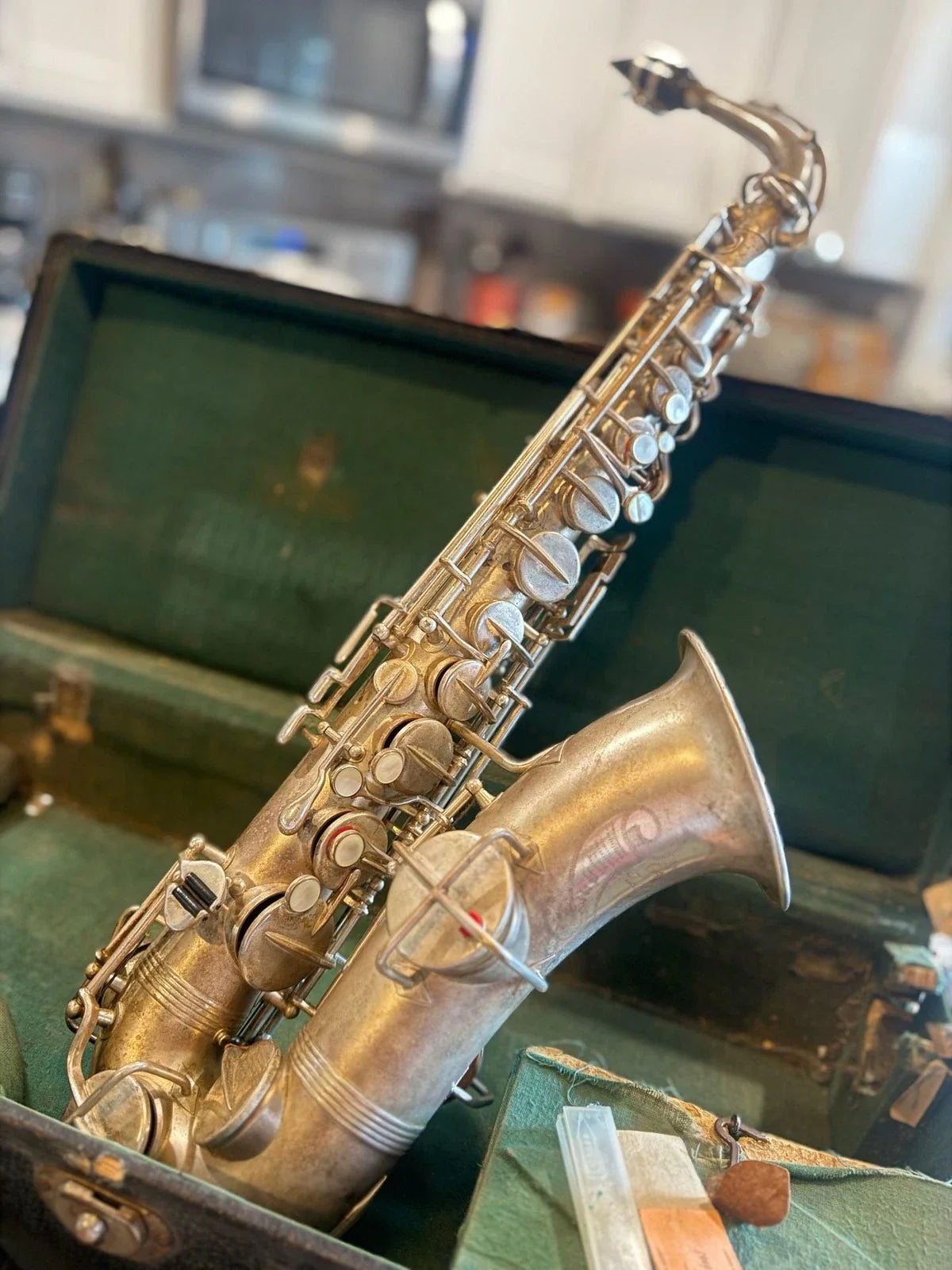 Vintage Silver Plated Wurlitzer Alto Saxophone