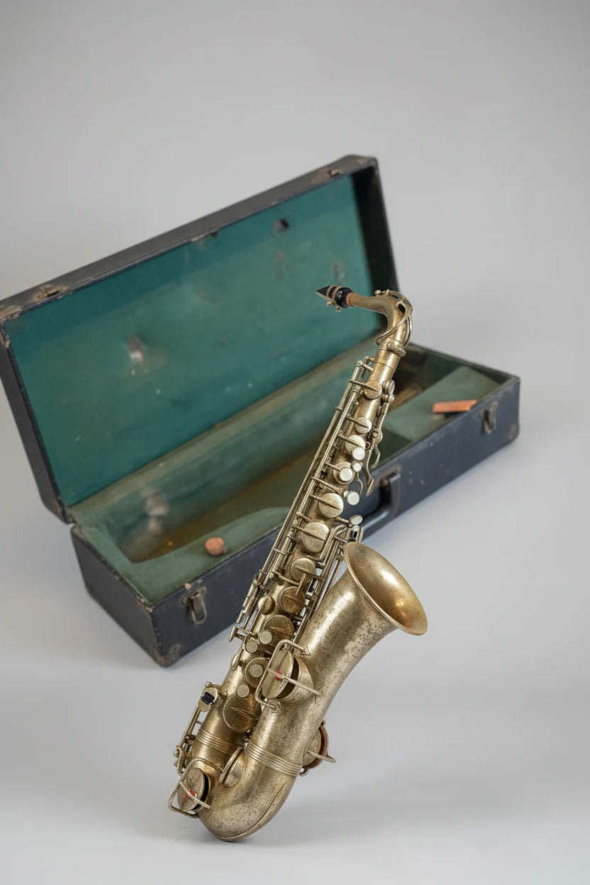 Vintage Silver Plated Wurlitzer Alto Saxophone