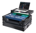 ProX XS-OMNISDUOLTBLLED - ATA Flight Case For Pioneer AlphaTheta OMNIS-DUO DJ Controller with Laptop Shelf and LED All Black