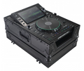 ProX XS-CDBL - Flight Case for Pioneer CDJ-3000 DJS-1000 Denon SC6000 PRIME Large Format CD-Media Player Black on Black