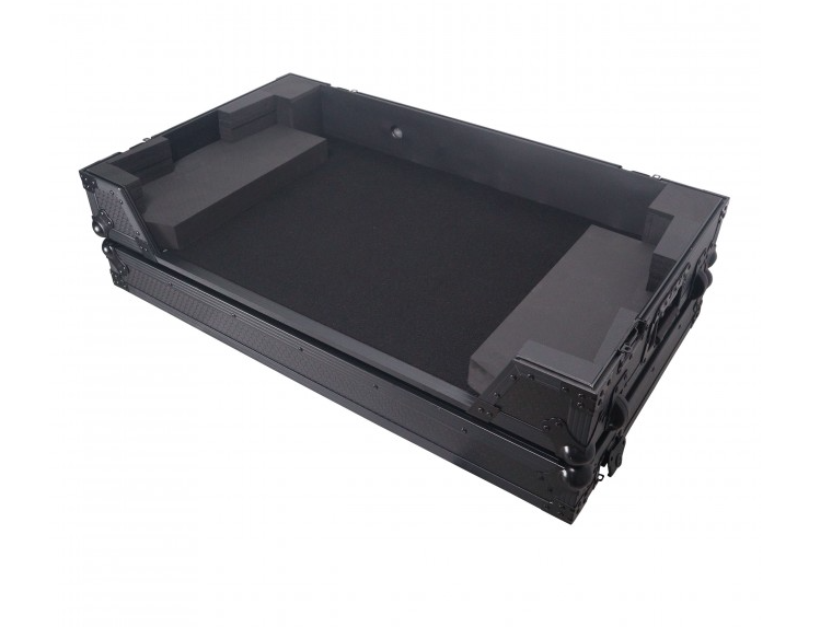 ProX XS-OPUSQUADWBL - ATA Flight Style Road Case For Pioneer OPUS-QUAD DJ Controller with 1U Rack Space and Wheels - Black Finish