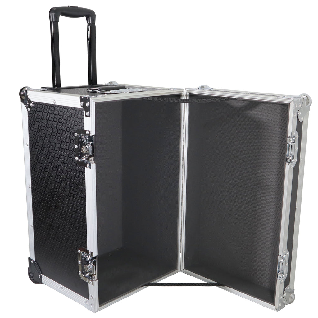 ProX T-UTIHWMK2 - Rolling Utility Case W/ Retractable Handle and Low-Profile Recessed Wheels 17x24.5x15" Exterior For Cabales/100 LP Vinyl Records