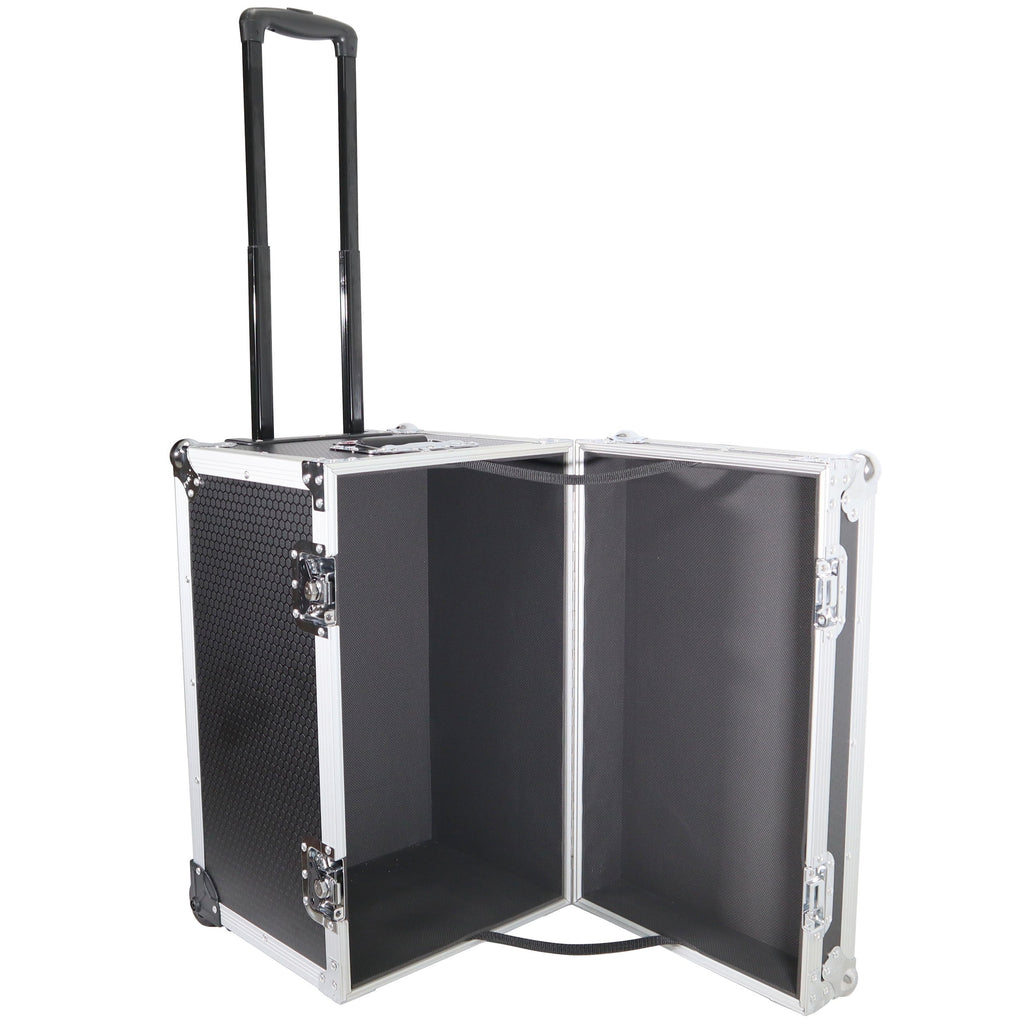 ProX T-UTIHWMK2 - Rolling Utility Case W/ Retractable Handle and Low-Profile Recessed Wheels 17x24.5x15" Exterior For Cabales/100 LP Vinyl Records