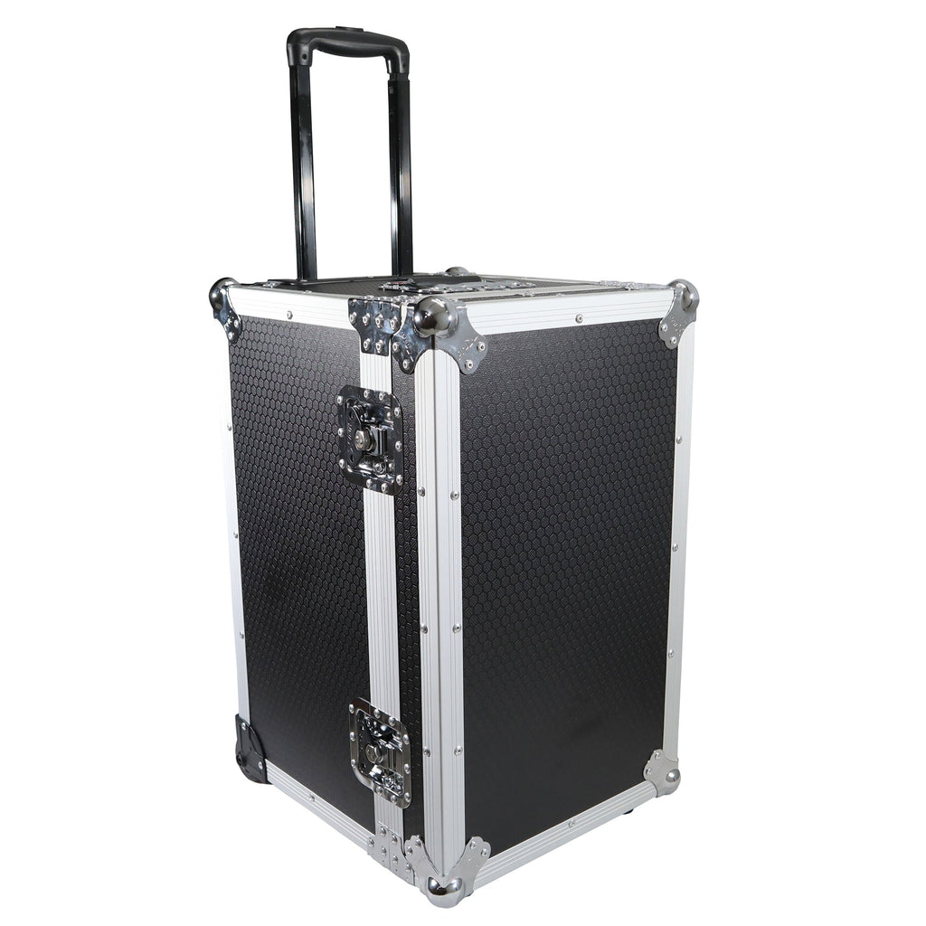 ProX T-UTIHWMK2 - Rolling Utility Case W/ Retractable Handle and Low-Profile Recessed Wheels 17x24.5x15" Exterior For Cabales/100 LP Vinyl Records