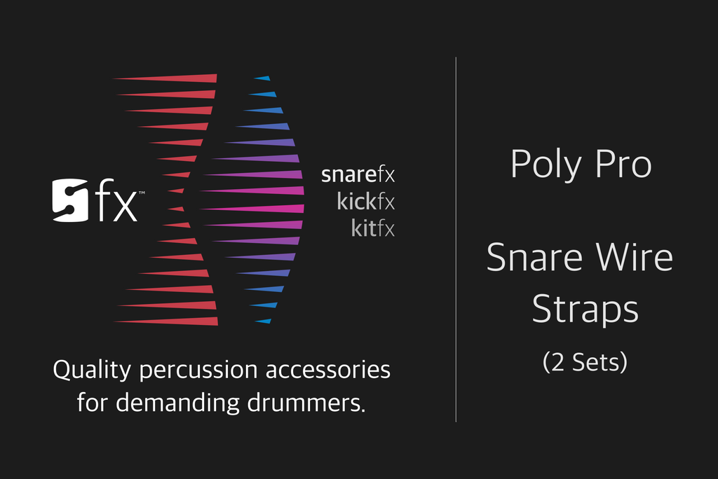 Poly Pro Snare Wire Straps | 2 Sets