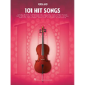 101 Hit Songs for Cello Sheet Music Songbook Solo Instrumental Folio for All Levels Includes All of Me, Clocks, Shake It Off, Uptown Funk, Rolling in - Paperback