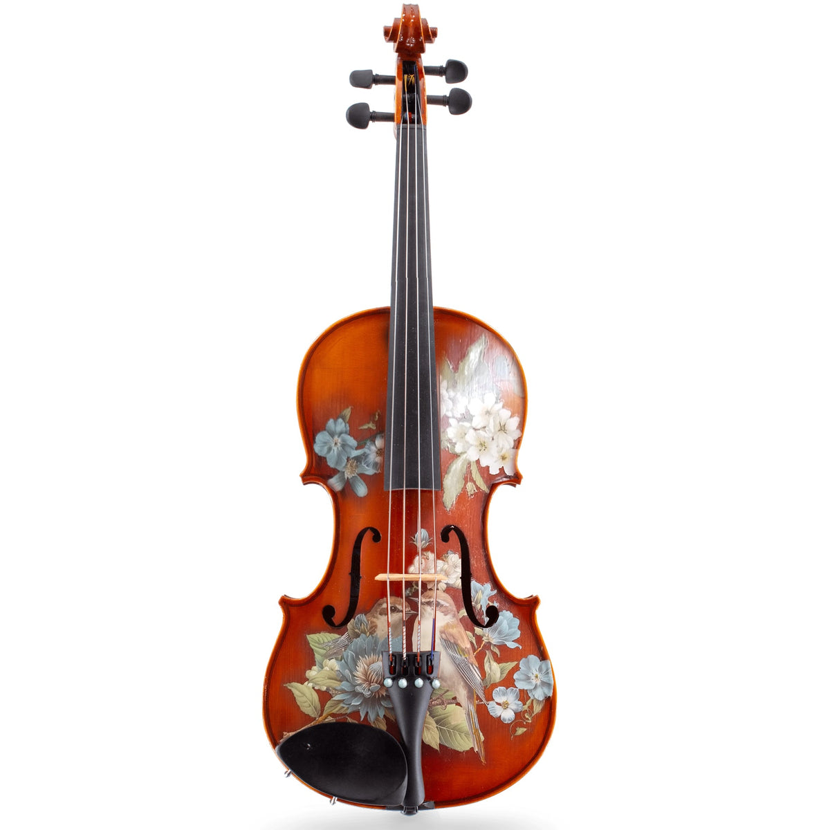 Rozanna's Song Bird Violin Outfit | Robin Egg Blue Pearl Tuners & Brazilwood Bow