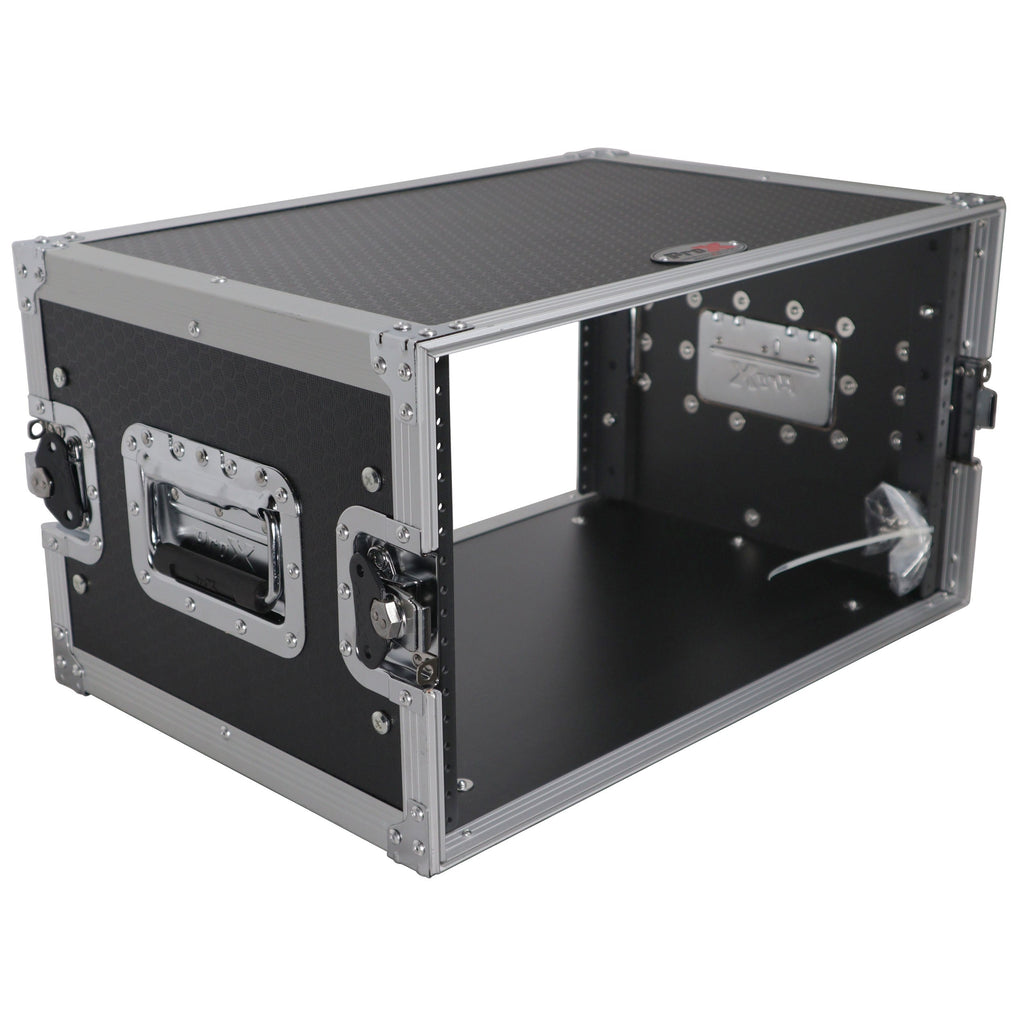 ProX X-6UE - 6U Deluxe 14" Deep 19" Width Amp Effects Rack Flight Hard Case