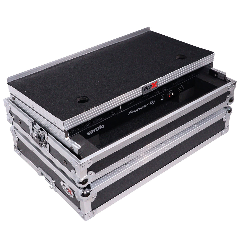 ProX X-DDJREV1LT - ATA Flight Case For Pioneer DDJ-REV1 DJ Controller with Laptop Shelf