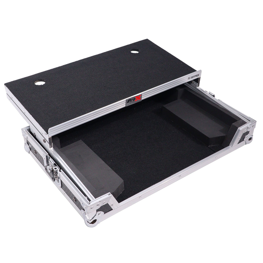 ProX X-DDJREV1LT - ATA Flight Case For Pioneer DDJ-REV1 DJ Controller with Laptop Shelf
