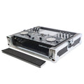 ProX X-PRIMEGO - ATA Style Flight Travel Case for Denon DJ Prime Go Digital Controller - Silver On Black