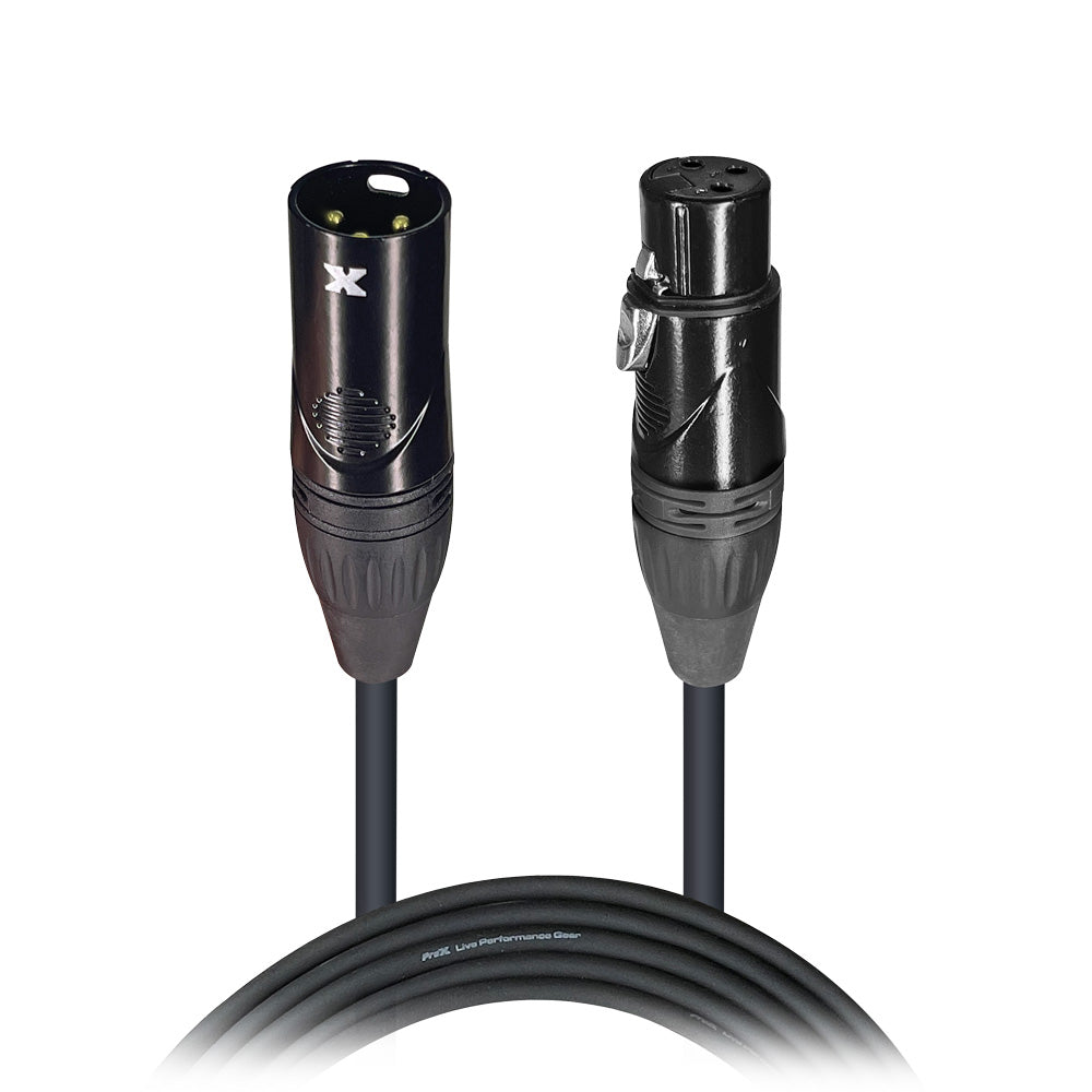 ProX XC-MIC100 - 50 Ft. Balanced XLR3-F to XLR3-M High Performance Microphone Cable