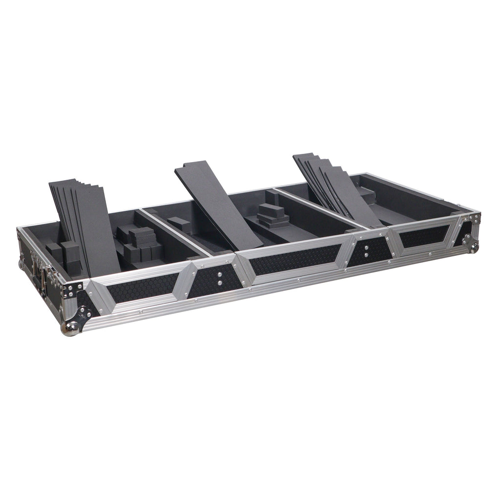 ProX XS-CDJ3KA9W - ATA Flight Case for Pioneer CDJ 3000 Player and DJM A9 4 Channel DJ Mixer with Wheels