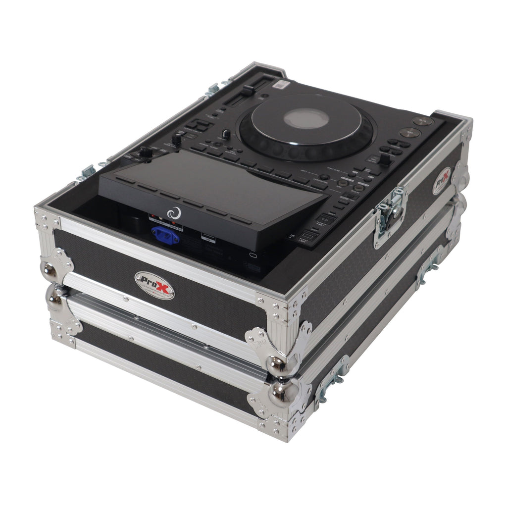 ProX XS-CDX - ATA Flight Case for AlphaTheta CDJ-3000X Pioneer CDJ-3000 DJ Media Player with Heavy-Duty Protection