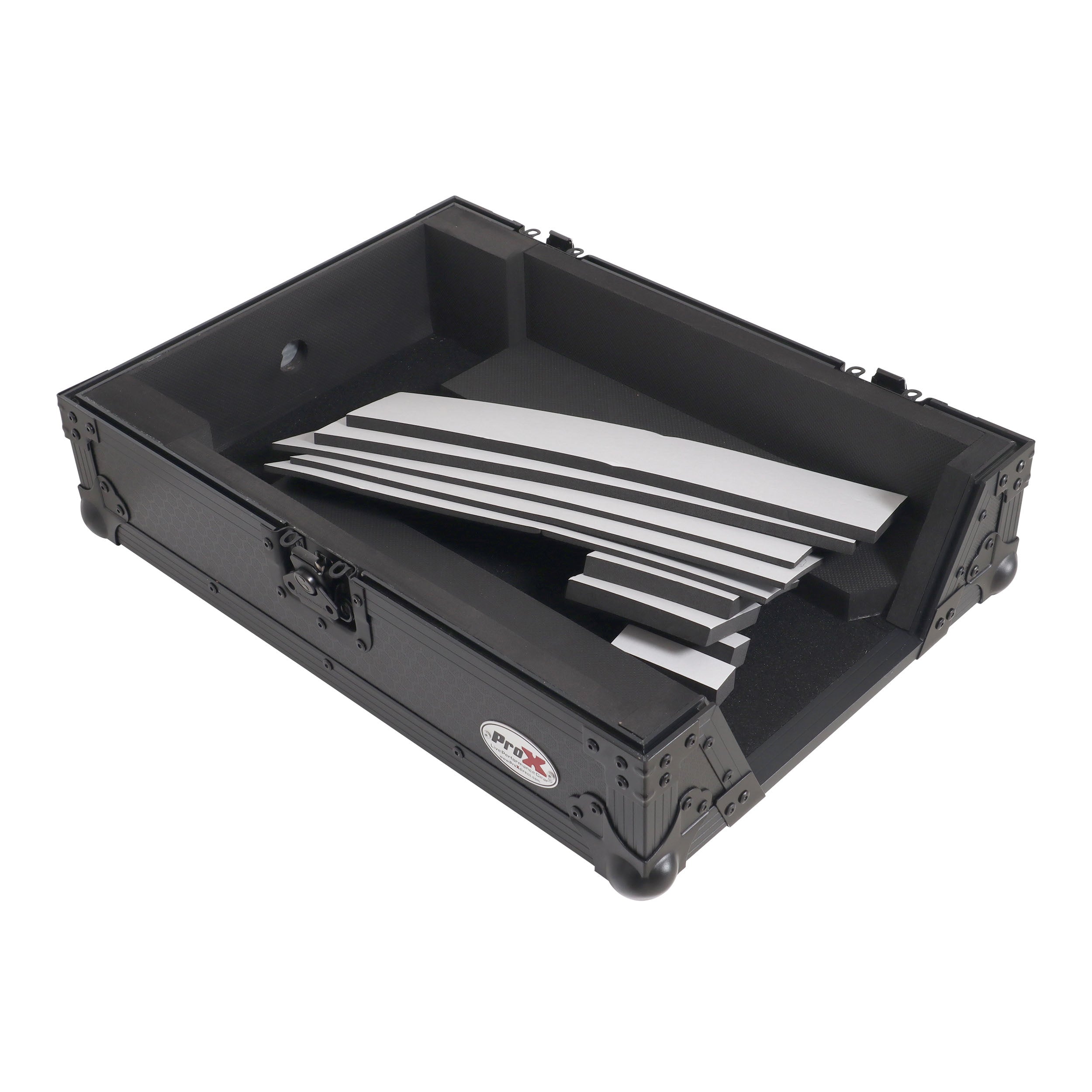 ProX XS-CDXBL - Black ATA Flight Case for AlphaTheta CDJ-3000X Pioneer CDJ-3000 DJ Media Player with Heavy-Duty Protection