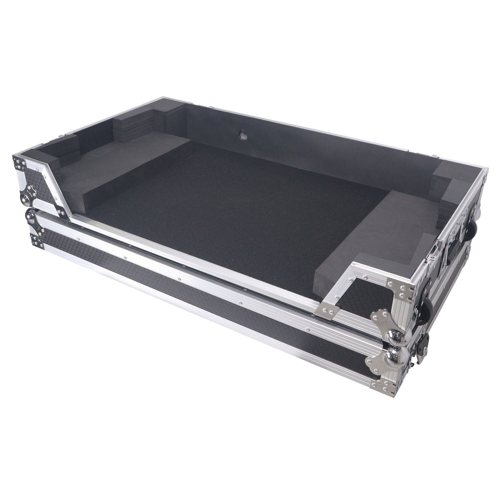 ProX XS-OPUSQUAD W - ATA Flight Style Road Case For Pioneer DJ OPUS-QUAD DJ Controller with 1U Rack Space and Wheels