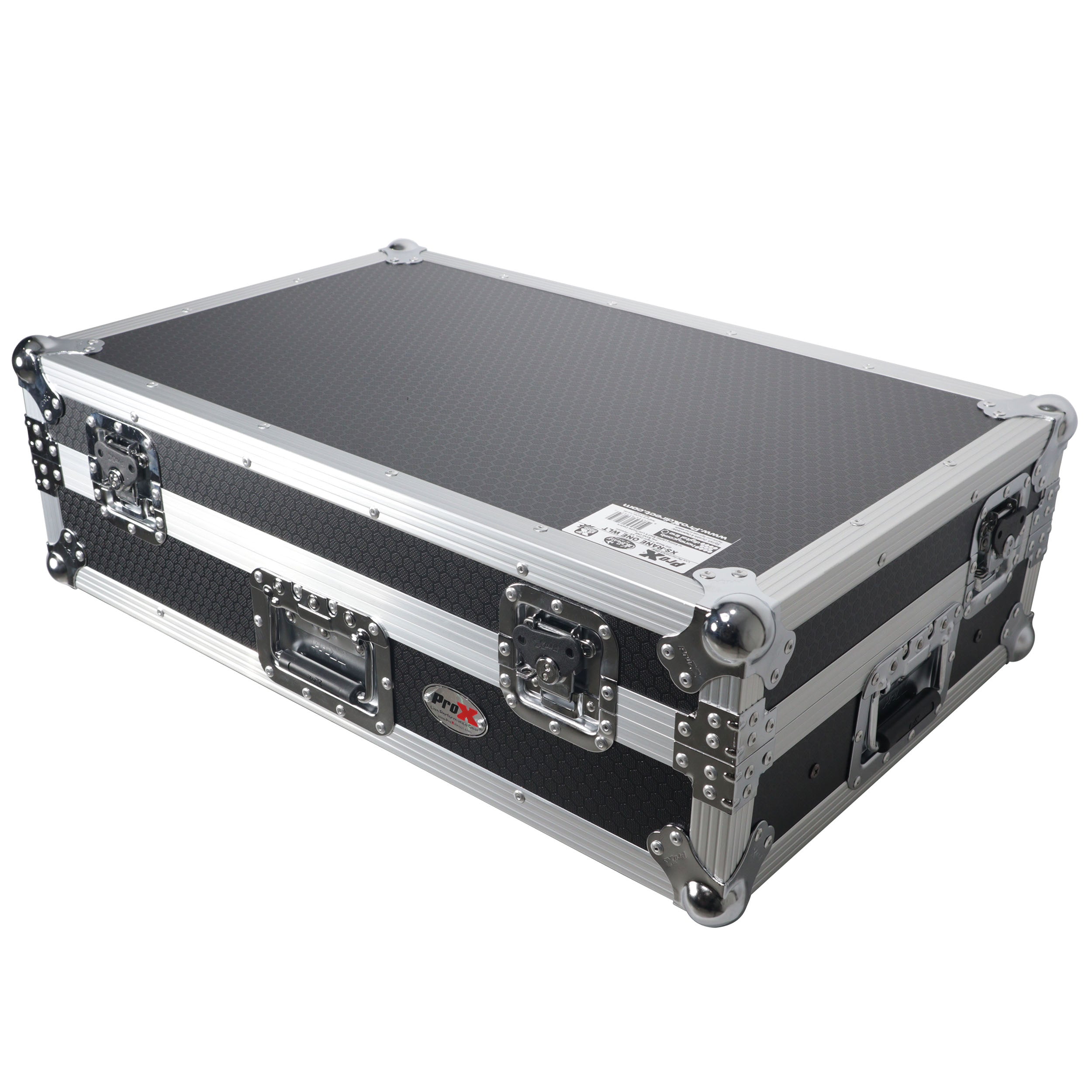 ProX XS-RANEONE WLT - Flight Case For RANE ONE DJ Controller with Sliding Laptop Shelf, 1U Rack, and Wheels