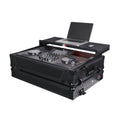 ProX XS-SCLIVE4WLTBLLED - ATA Flight Style Road Case For Denon SC Live 4 Controller with Laptop Shelf 1U Rack Space RGB LED Black Finish