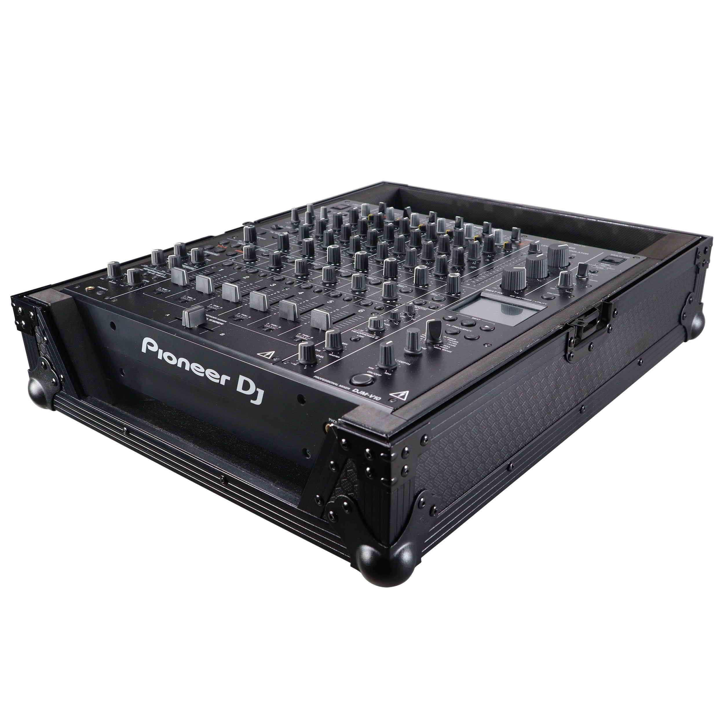ProX XS-DJMV10A9BL - ATA Style Flight Road Case for Pioneer DJM-A9 DJM V10 DJ Mixer Black Finish