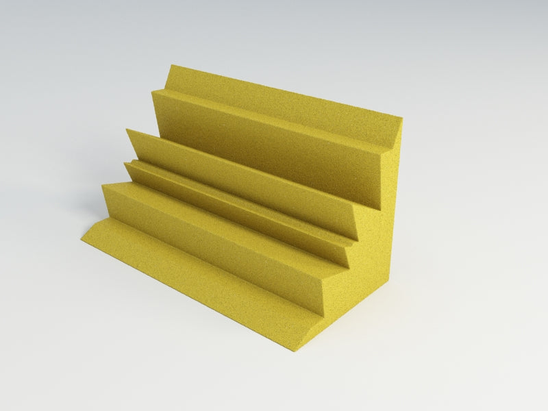 Acoustic Foam Corner Bass Traps, 12 x 12 x 24 Inch, NRC 1.20, 13 Colors
